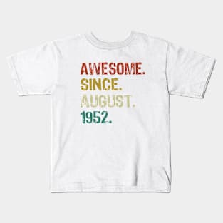 Born in August 1952 Kids T-Shirt
